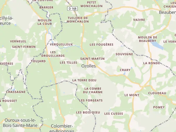 Plan de Ozolles