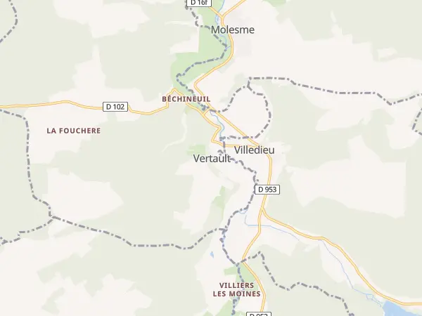 Plan de Vertault