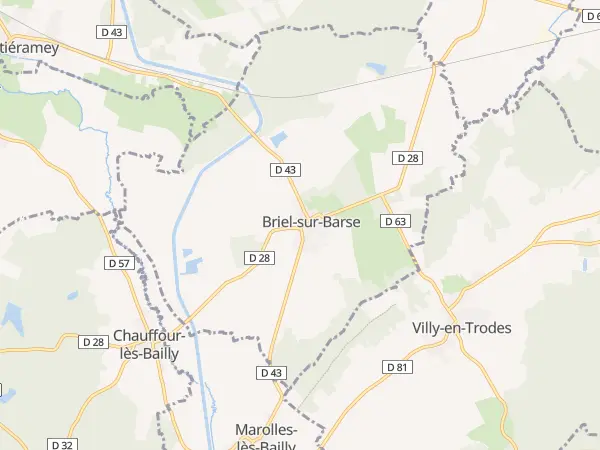 Plan de Briel-sur-Barse