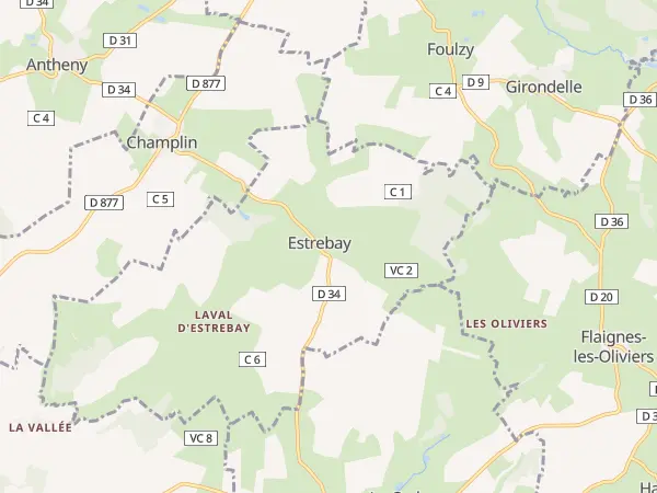 Plan de Estrebay