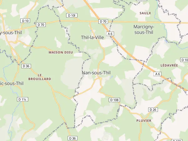 Plan de Nan-sous-Thil