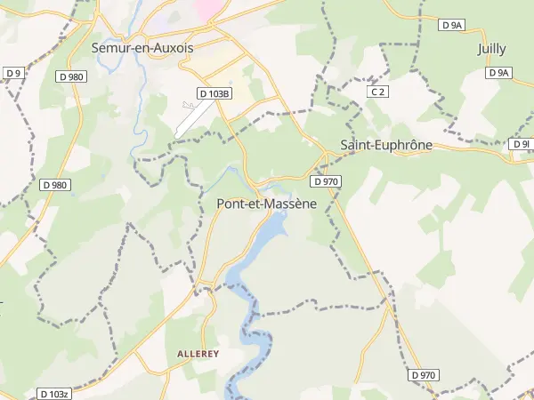 Plan de Pont-et-Massène