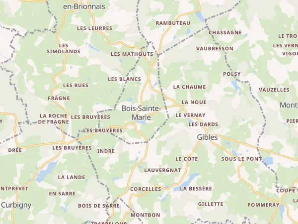 Plan de Bois-Sainte-Marie