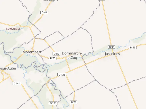 Plan de Dommartin-le-Coq