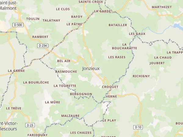 Plan de Jonzieux