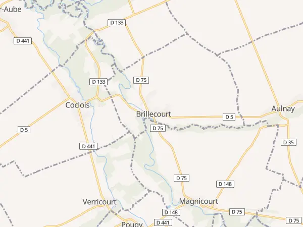 Plan de Brillecourt