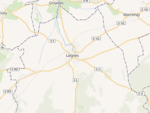Plan de Laignes