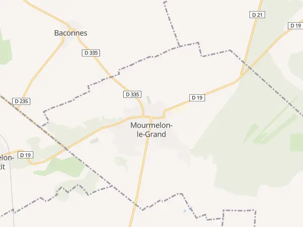 Plan de Mourmelon-le-Grand