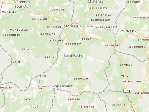 Plan de Saint-Racho