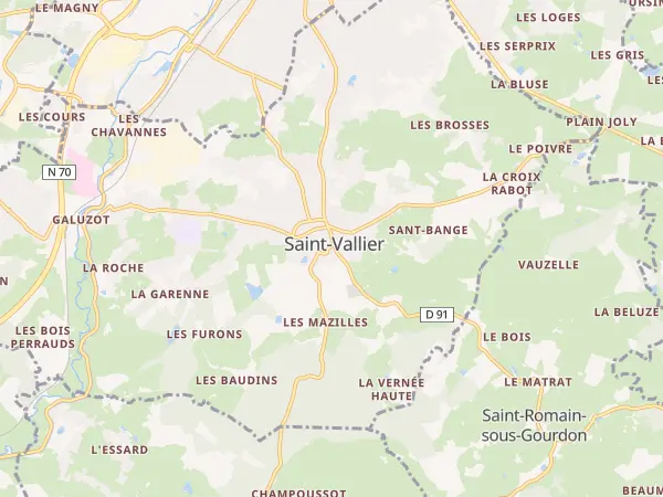 Plan de Saint-Vallier
