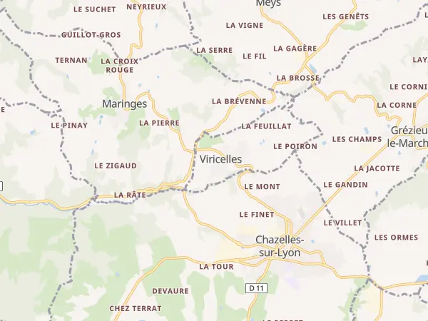 Plan de Viricelles