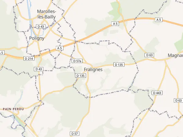 Plan de Fralignes
