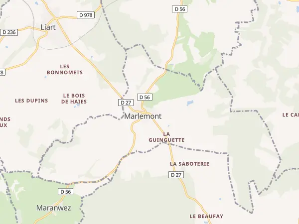 Plan de Marlemont