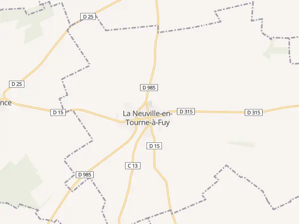 Plan de La Neuville-en-Tourne-à-Fuy
