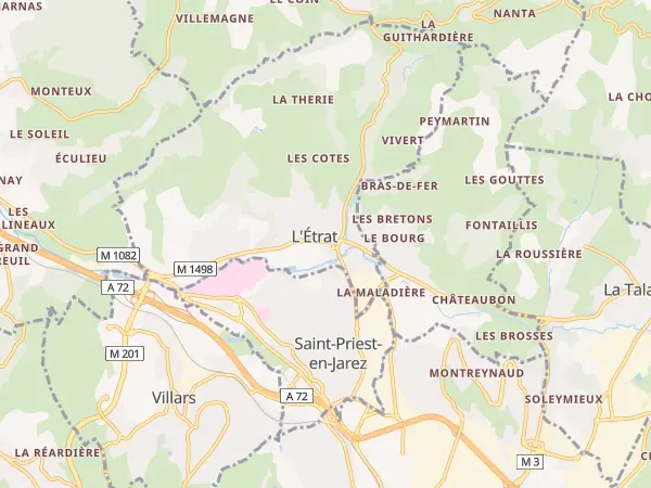Plan de L’Étrat