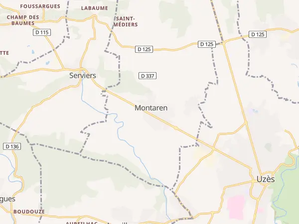 Plan de Montaren-et-Saint-Médiers