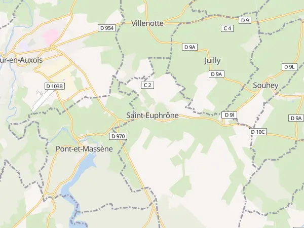 Plan de Saint-Euphrône