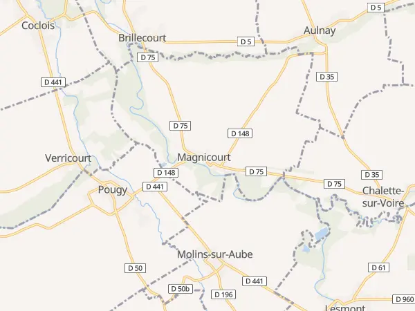 Plan de Magnicourt