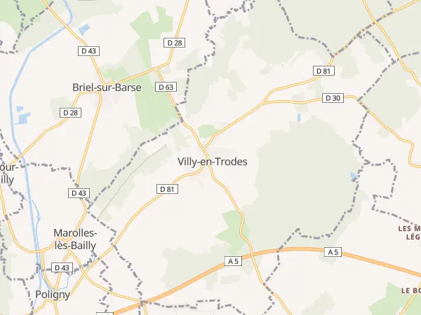 Plan de Villy-en-Trodes
