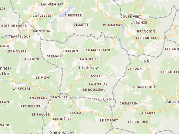 Plan de Châtenay