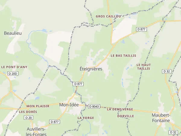 Plan de Éteignières