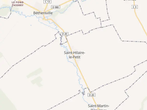 Plan de Saint-Hilaire-le-Petit