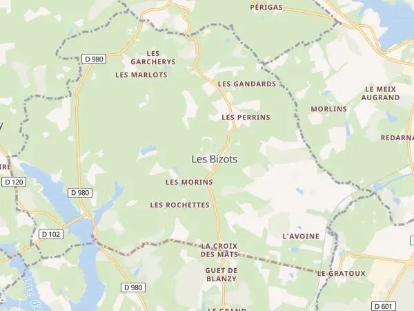 Plan des Bizots
