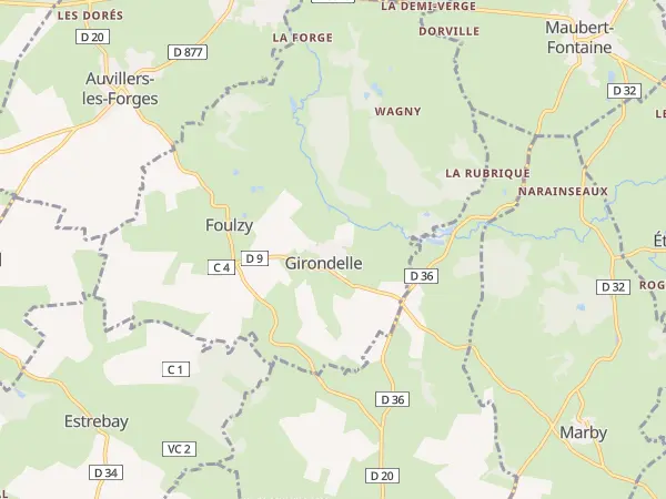 Plan de Girondelle