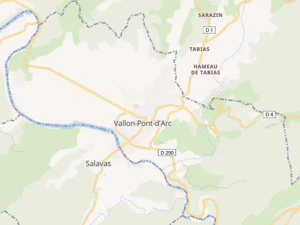Plan de Vallon-Pont-d’Arc