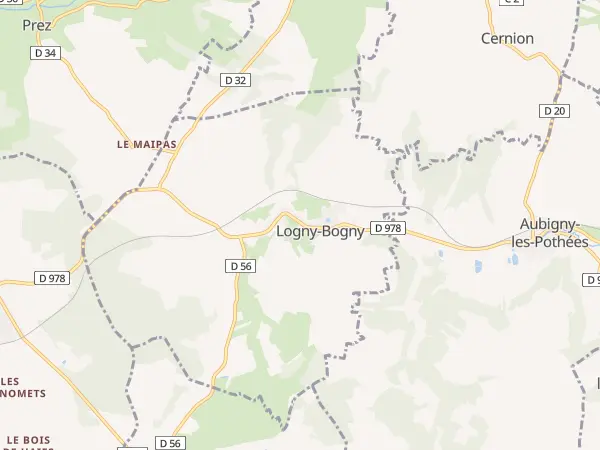 Plan de Logny-Bogny