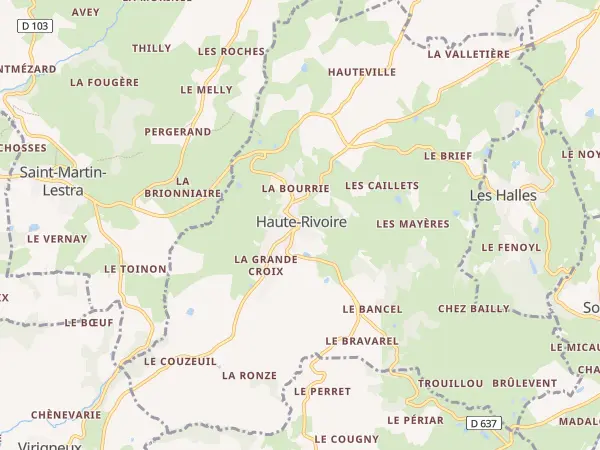 Plan de Haute-Rivoire