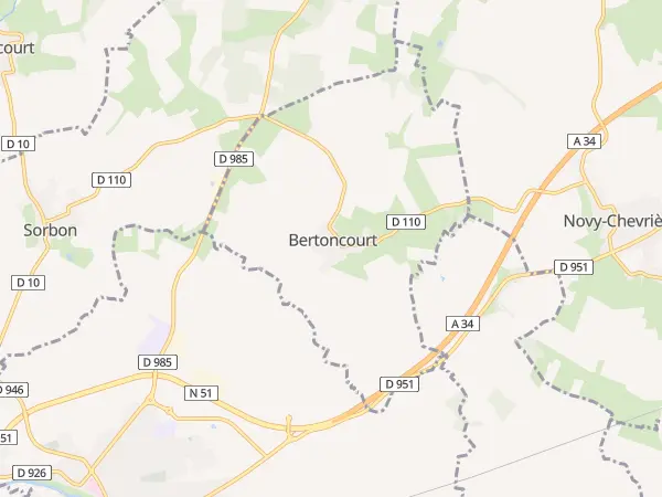Plan de Bertoncourt