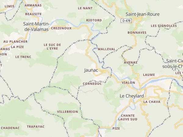 Plan de Jaunac