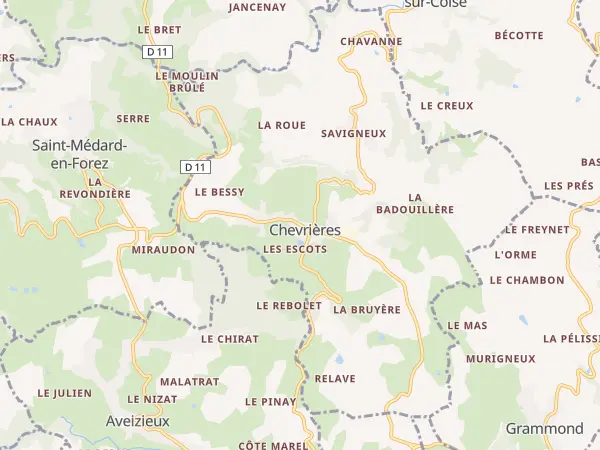 Plan de Chevrières