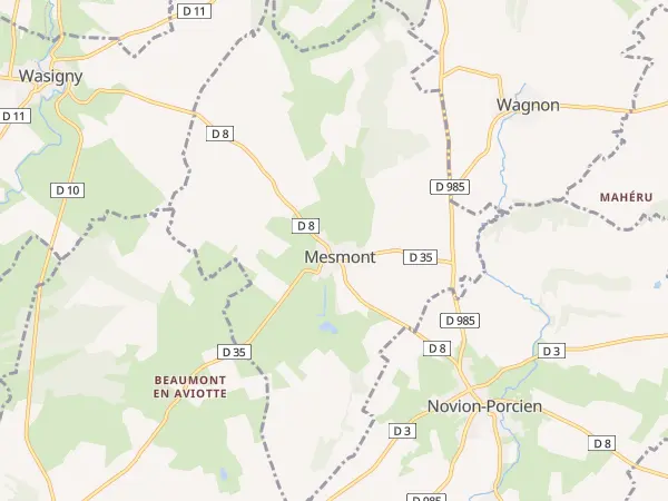 Plan de Mesmont