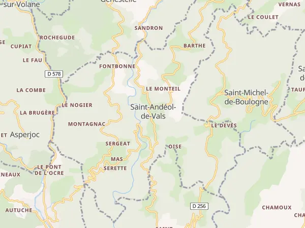 Plan de Saint-Andéol-de-Vals