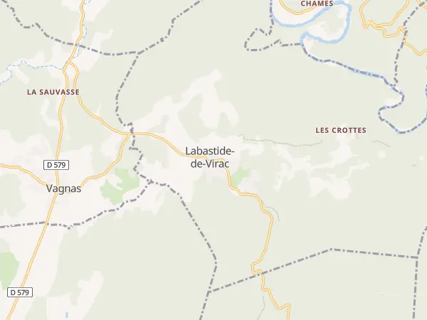 Plan de Labastide-de-Virac