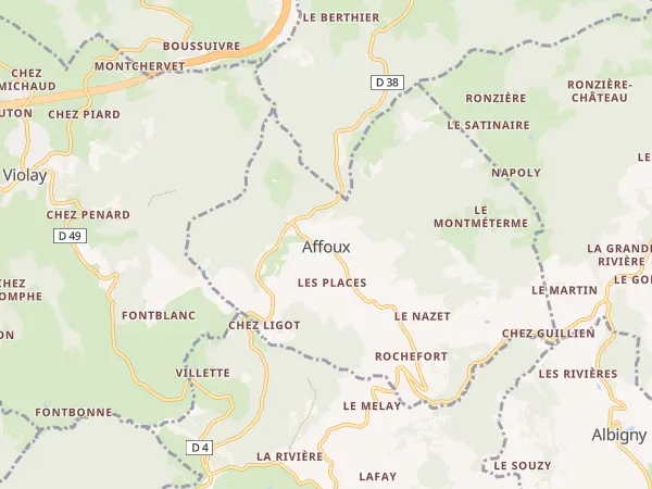 Plan de Affoux