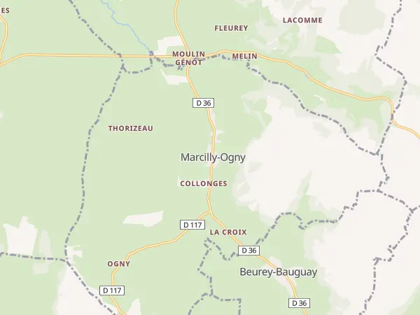 Plan de Marcilly-Ogny