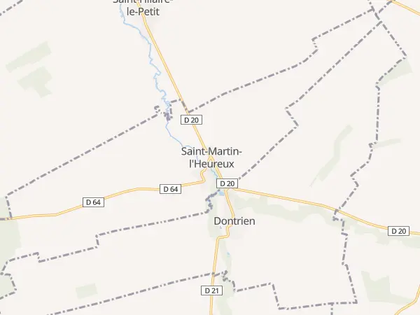 Plan de Saint-Martin-l’Heureux