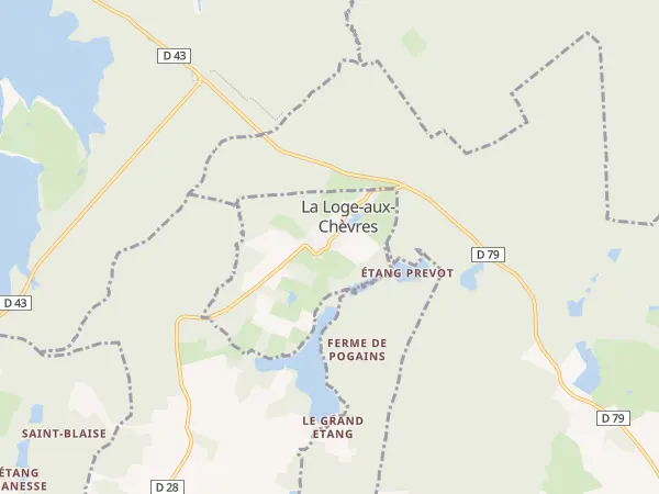 Plan de La Loge-aux-Chèvres