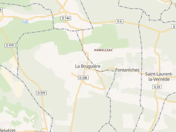 Plan de La Bruguière
