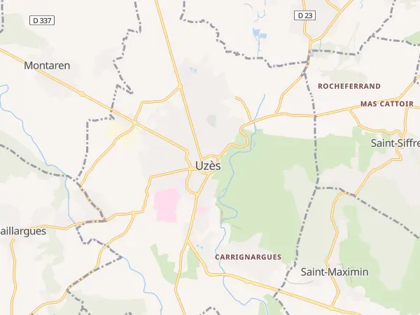 Plan de Uzès