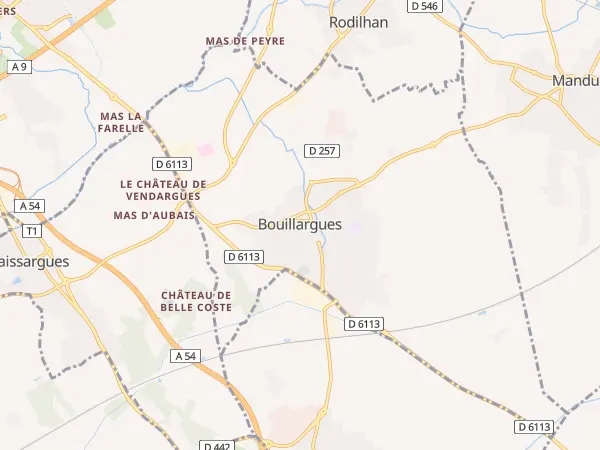 Plan de Bouillargues