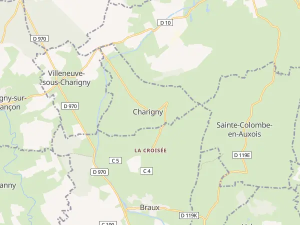 Plan de Charigny