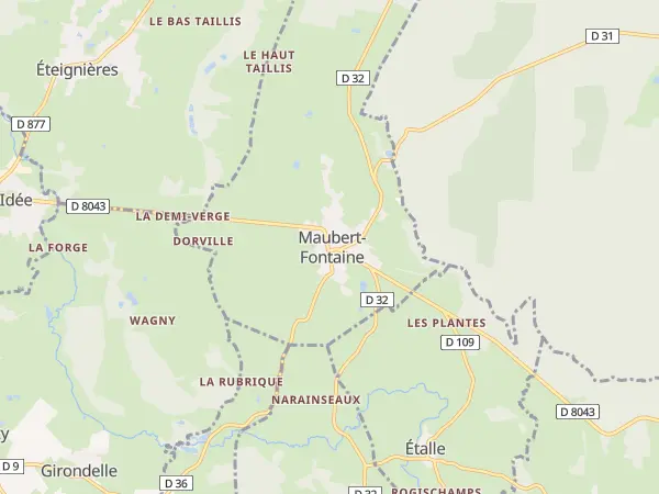 Plan de Maubert-Fontaine