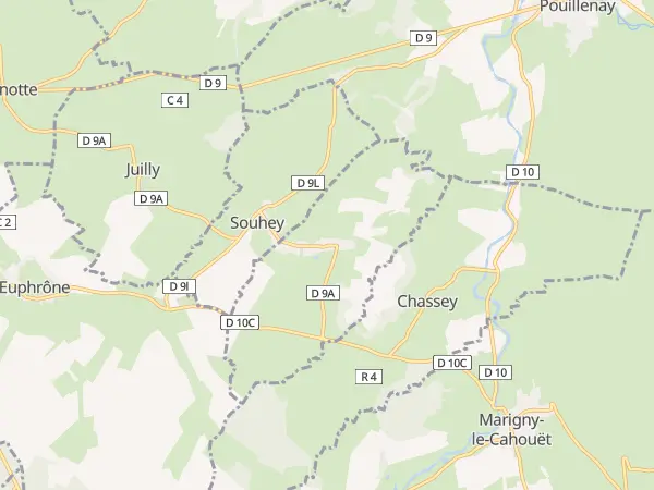 Plan de Magny-la-Ville