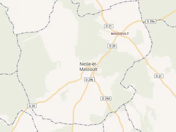 Plan de Nesle-et-Massoult