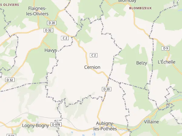 Plan de Cernion