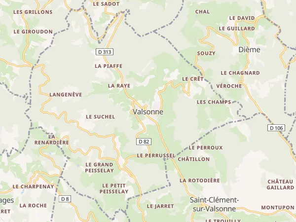 Plan de Valsonne